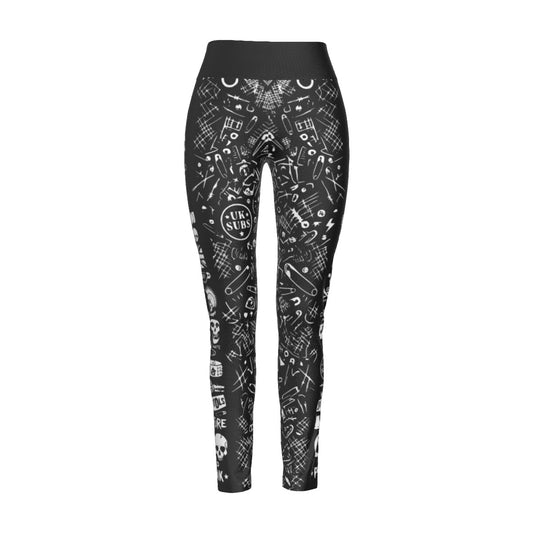 Punk is Not Dead High Waist Leggings