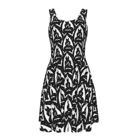 Bat Attack v.1 Skater Dress W / Pockets