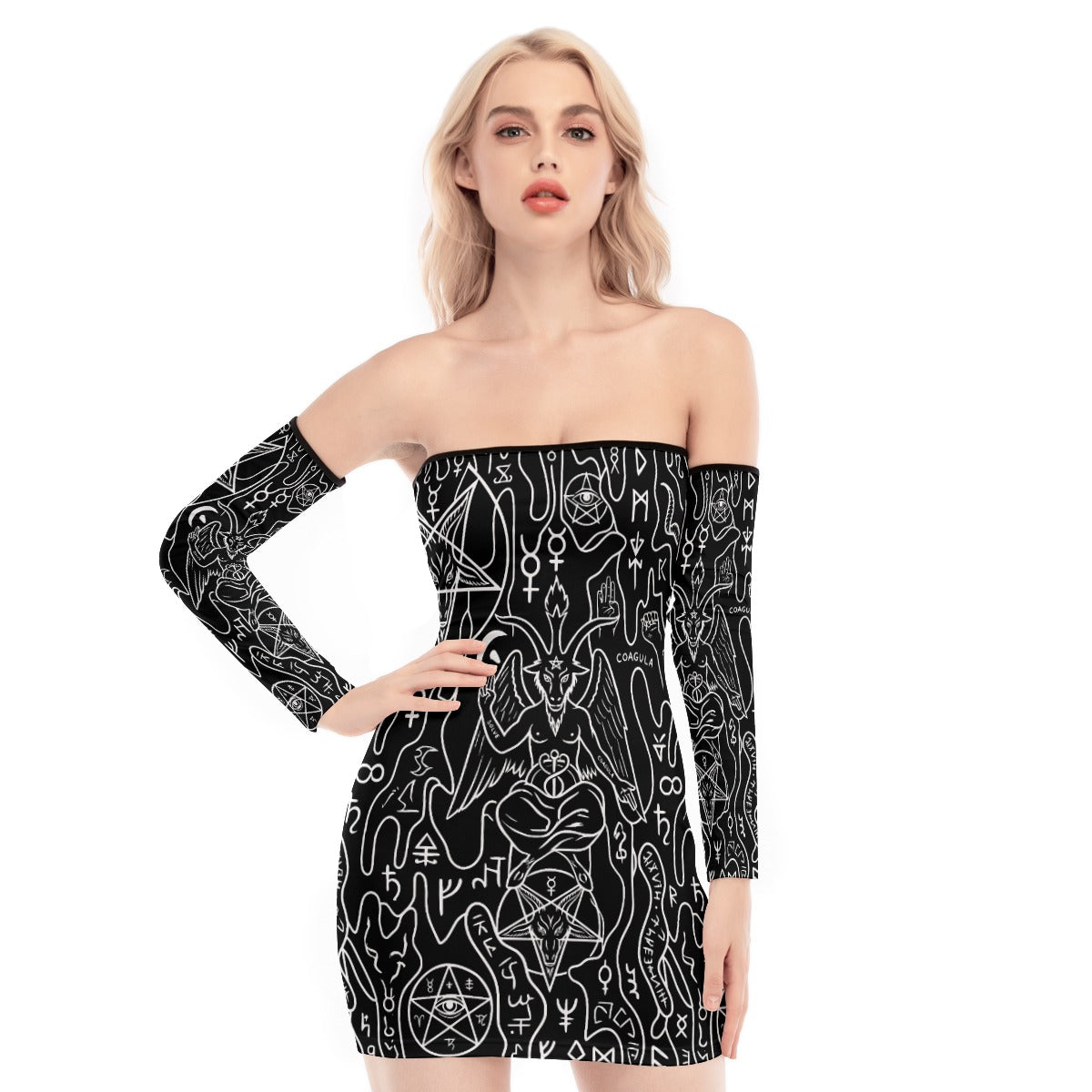 Solve Coagula Back Lace-up Dress
