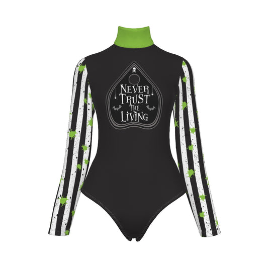 Never Trust Long Sleeve Bodysuit