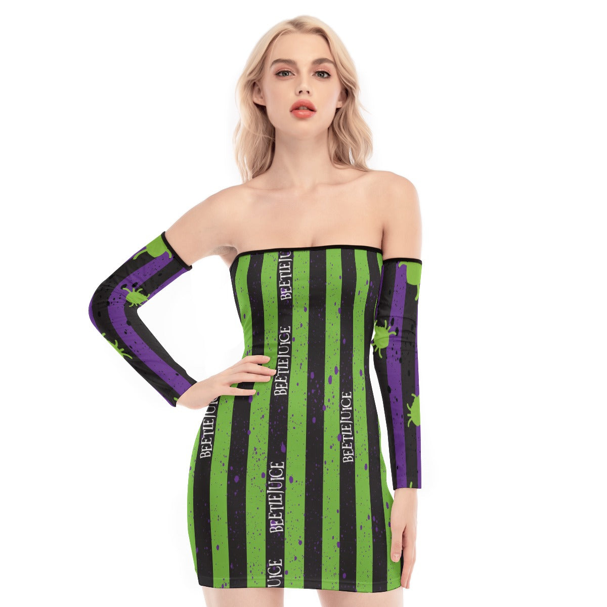 Beetlejuice, Beetlejuice, Beetlejuice Back Lace-up Dress