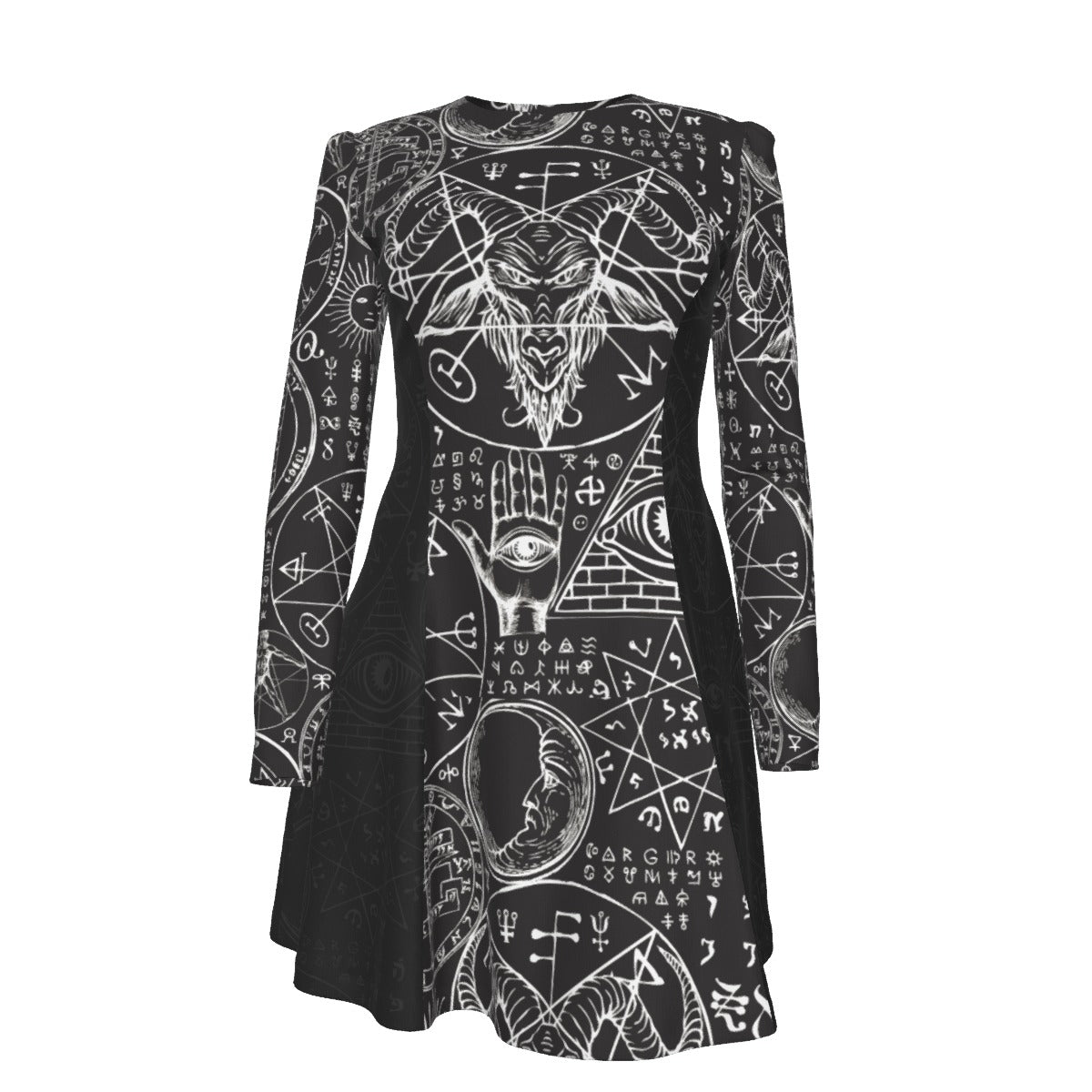 Dark Alchemy Pleated Dress
