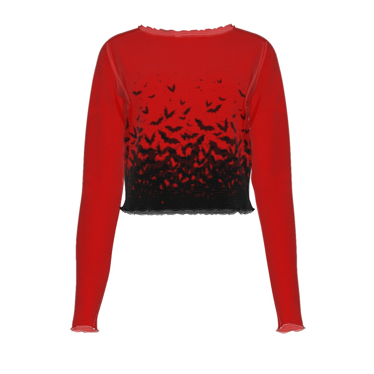 Vamp Mesh Long Sleeves T-shirt