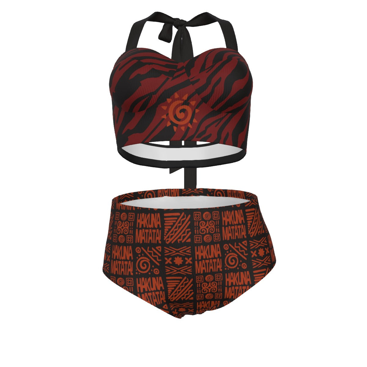 Hakuna Matata Pinup Vintage Swimsuit Set