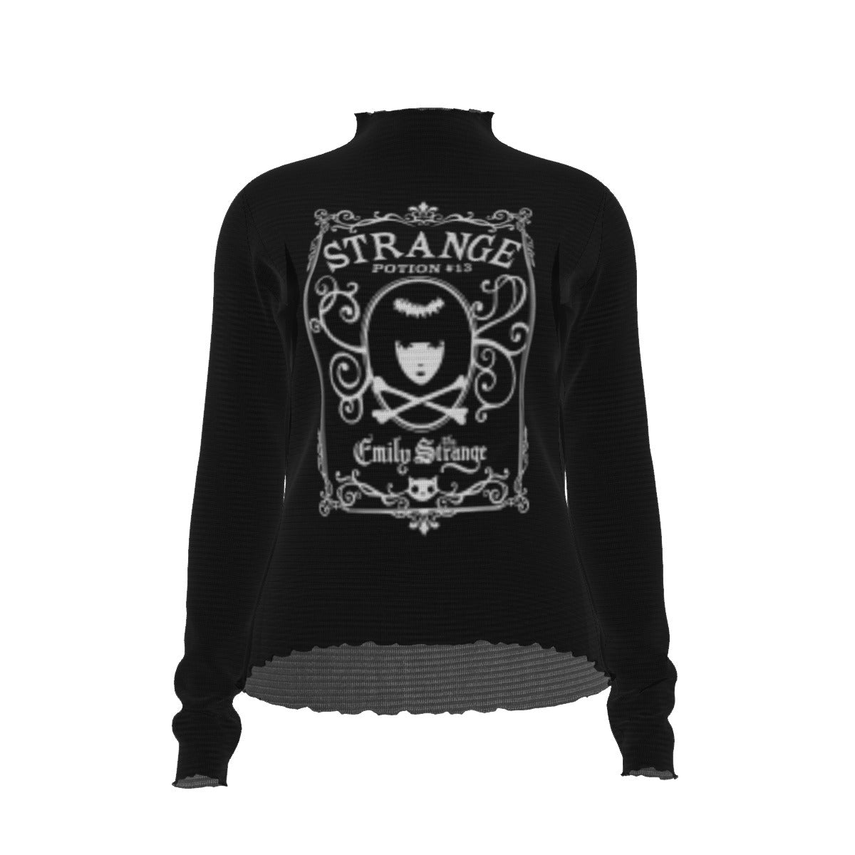 Emily is Strange Mesh Long Sleeve Top