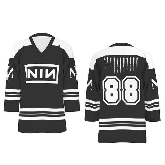 Nine Inch Ails Unisex V-neck Hockey Jersey