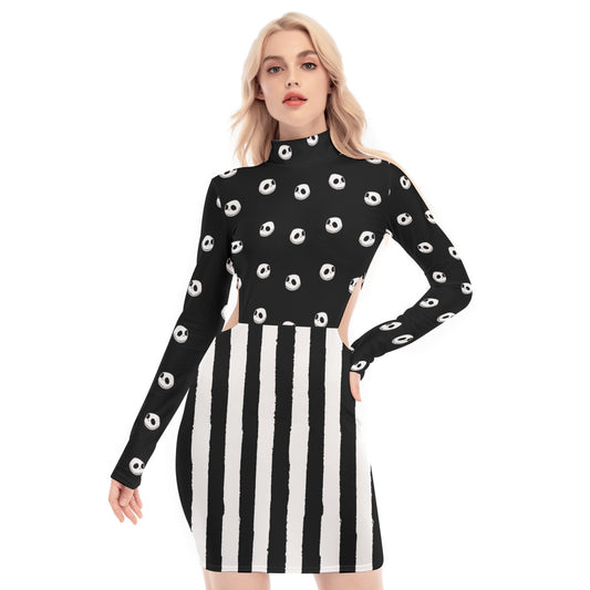 Nightmare X Waist Hollow Hip Dress