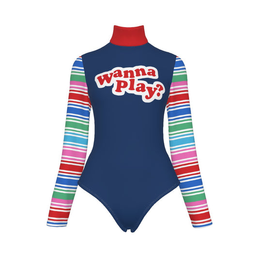 Wanna Play Long Sleeve Bodysuit