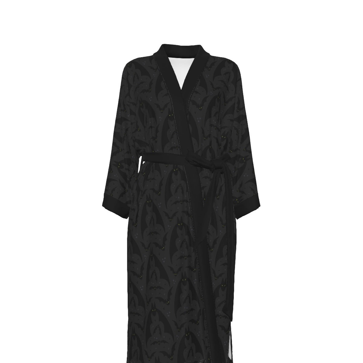 Bat Attack Women's Satin Kimono Robe