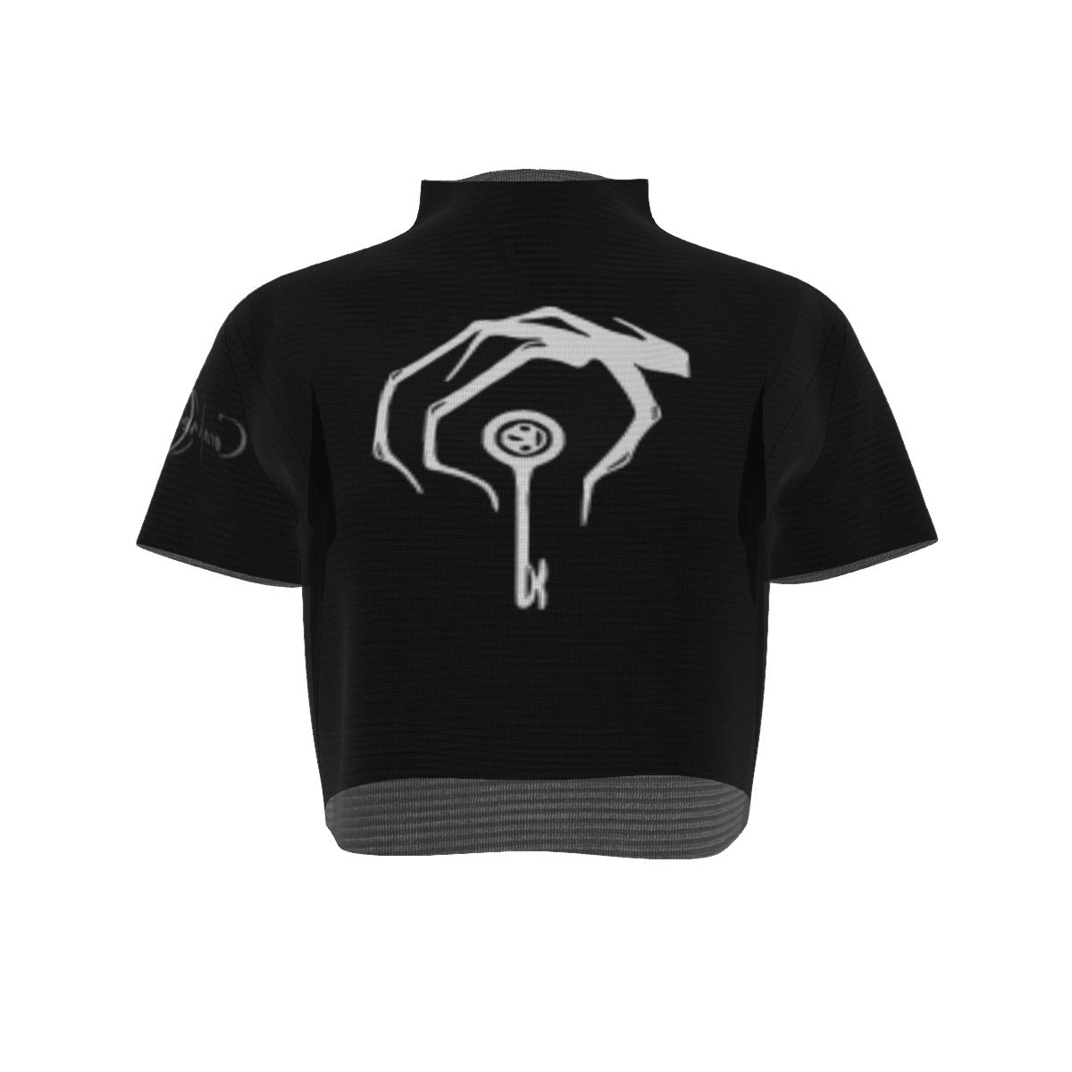 Coraline Short Sleeves Mesh Crop Top