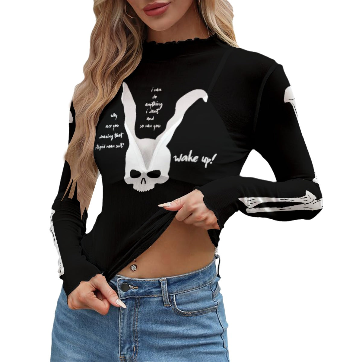 DarkO Mesh Long Sleeve Top