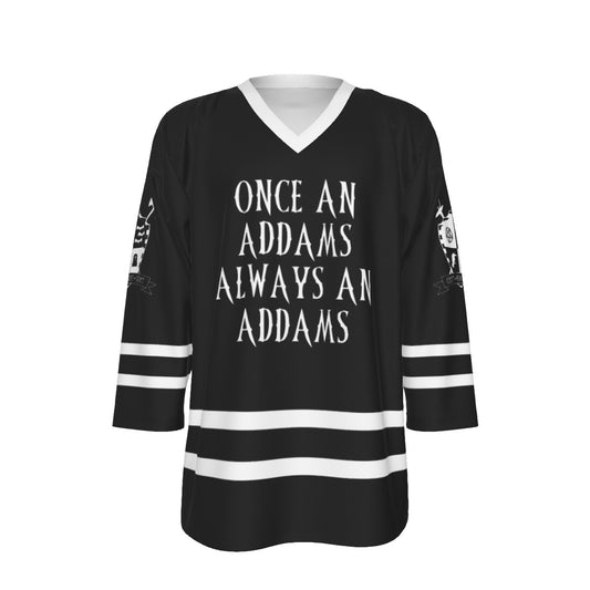 Addams Unisex V-neck Hockey Jersey