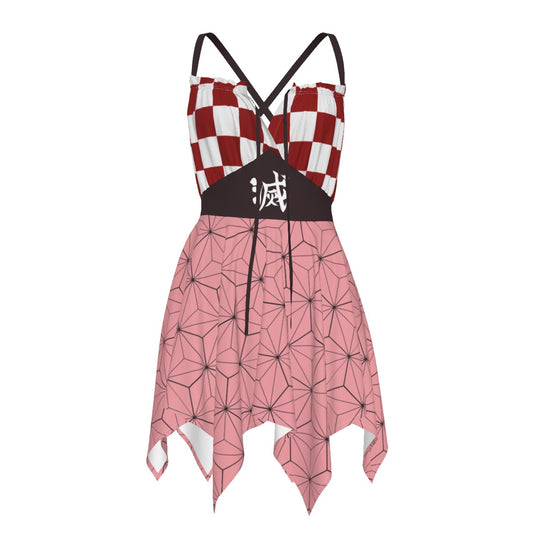 Demon Slayer Nezuko Sleeveless Dress