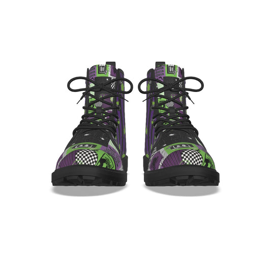 Recently Deceased (Purple) Women's  Martin Short Boots
