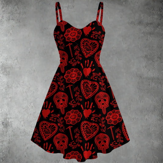 Bloody Valentine Spaghetti Strap Dress