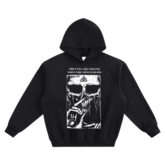 Blind Men - Fleeced Boxy Hoodie