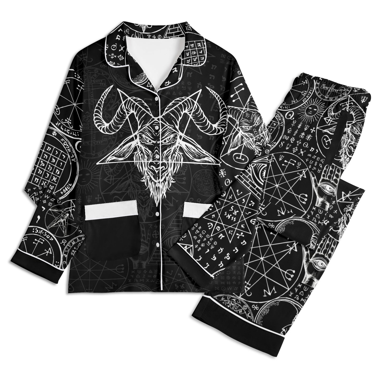 Luciferian Unisex Nightwear Pajama Set