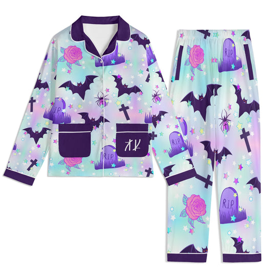 Pastel Goth Unisex Nightwear Pajama Set