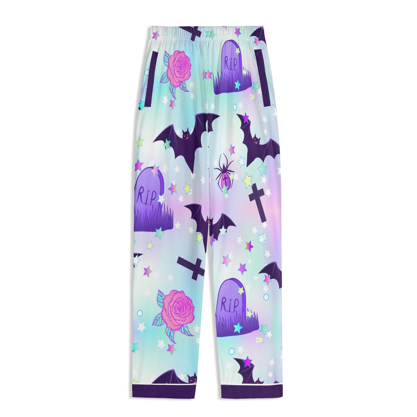 Pastel Goth Unisex Nightwear Pajama Set