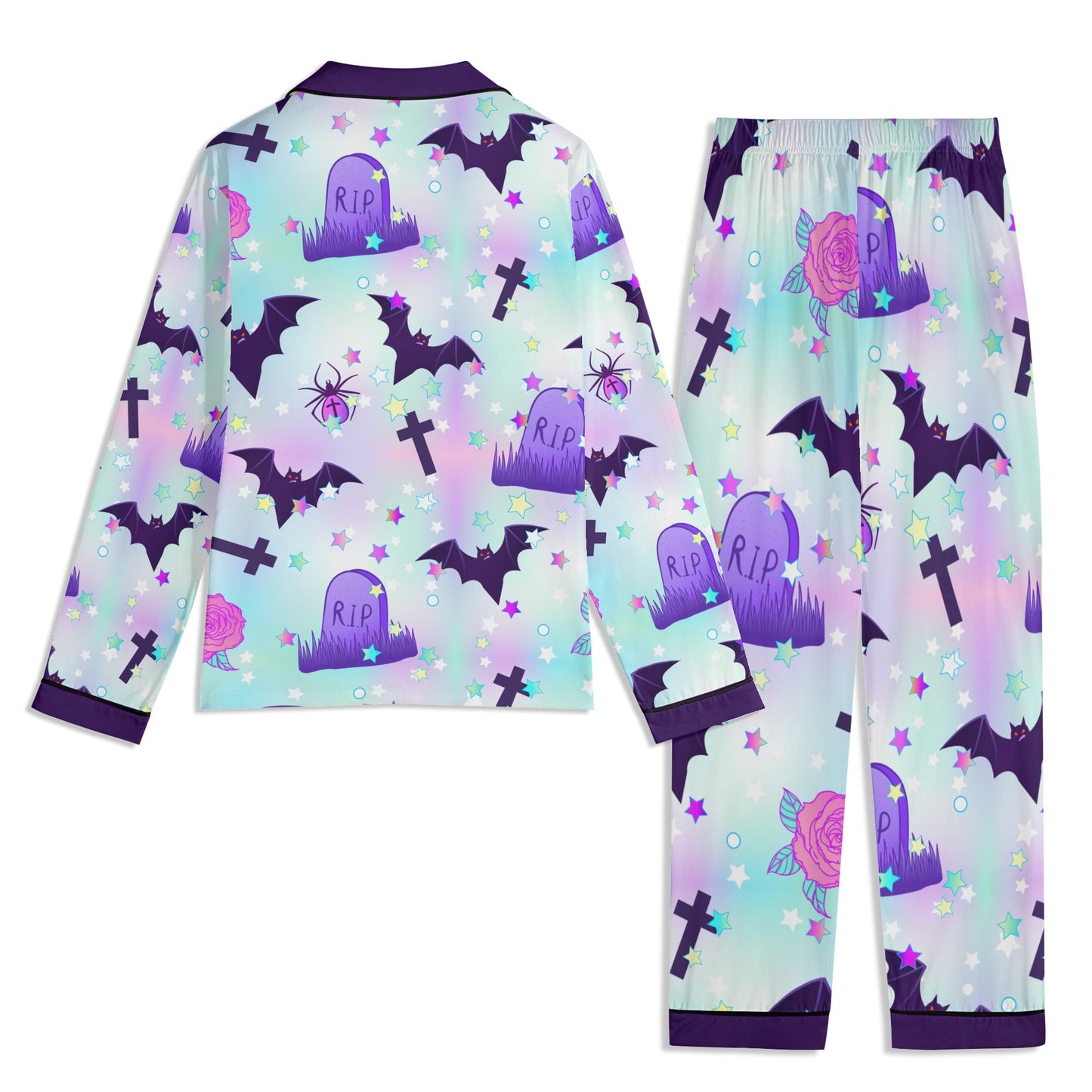 Pastel Goth Unisex Nightwear Pajama Set