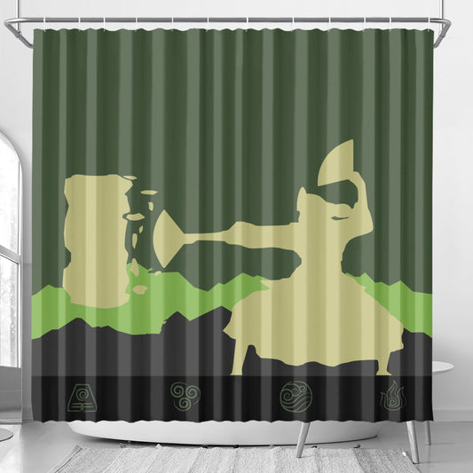 Avatar / Earth Kingdom Bath Room Shower Curtain