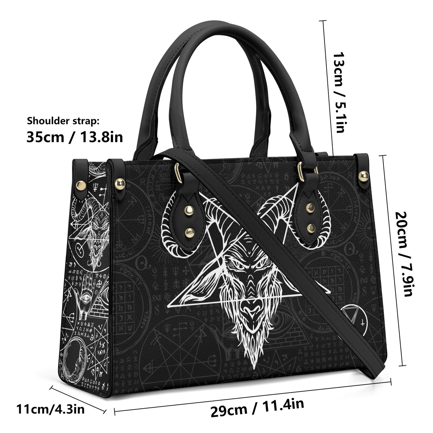 Luciferian Leather Bag