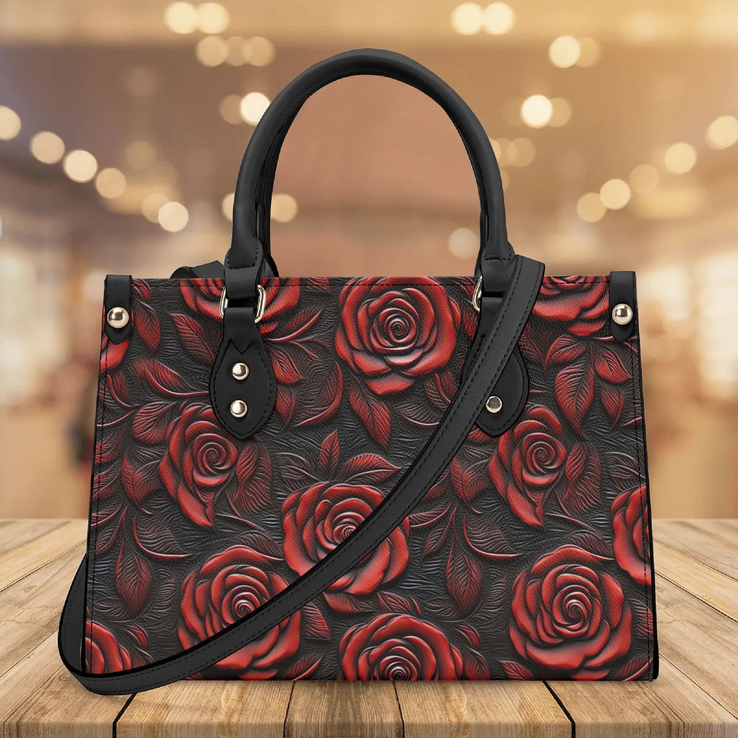 Wicked Rose Leather Bag