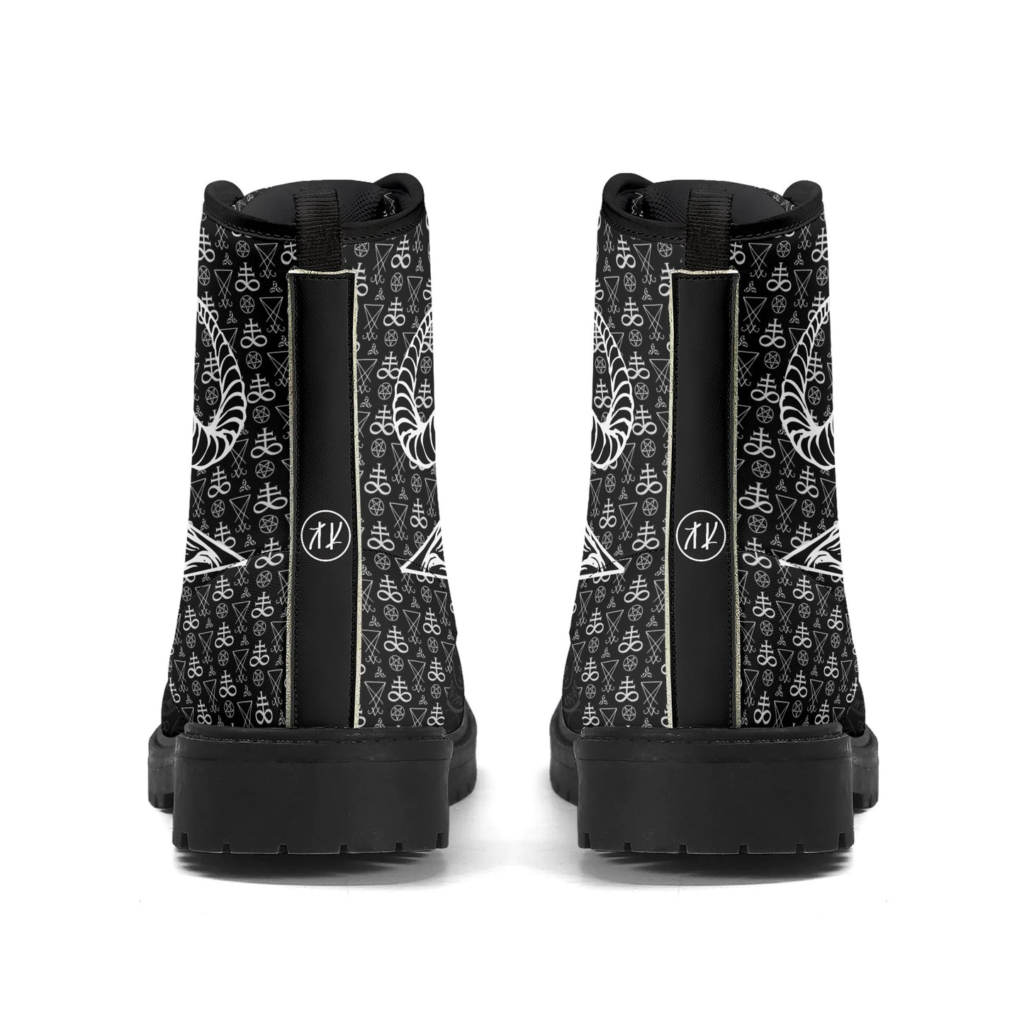 Sigil of Baphomet Mens Leather Boots