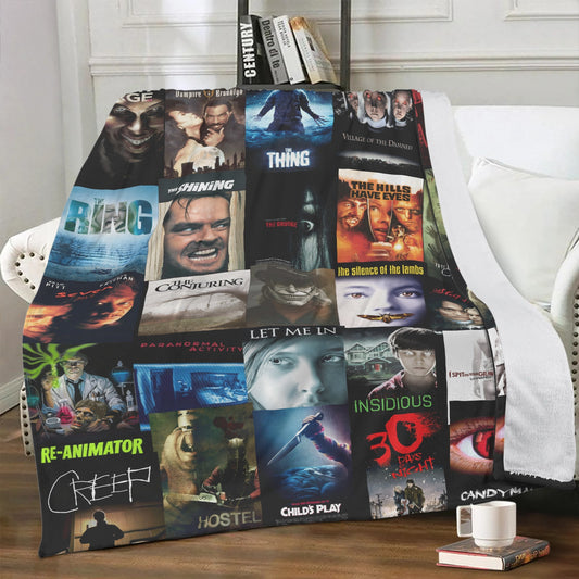 Night Terror v.2 Premium Fleece Blanket