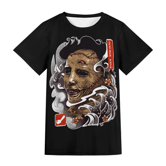 Leather Face Unisex Short Sleeve Tshirt