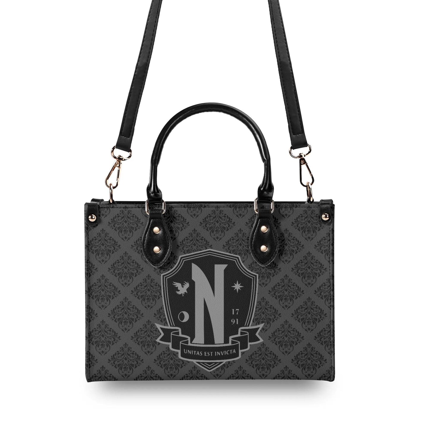 Nevermore Academy New LARGE Leather Handbag