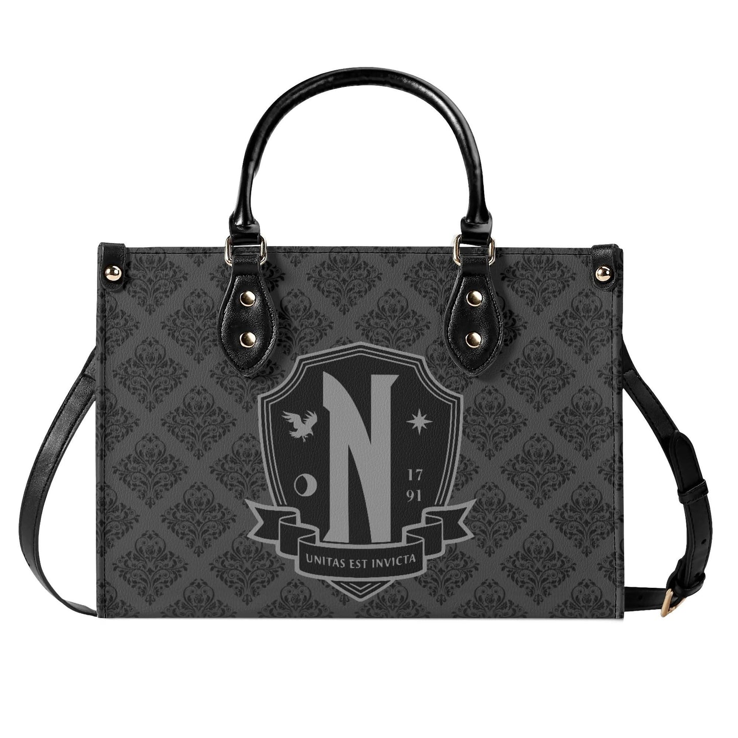 Nevermore Academy New LARGE Leather Handbag