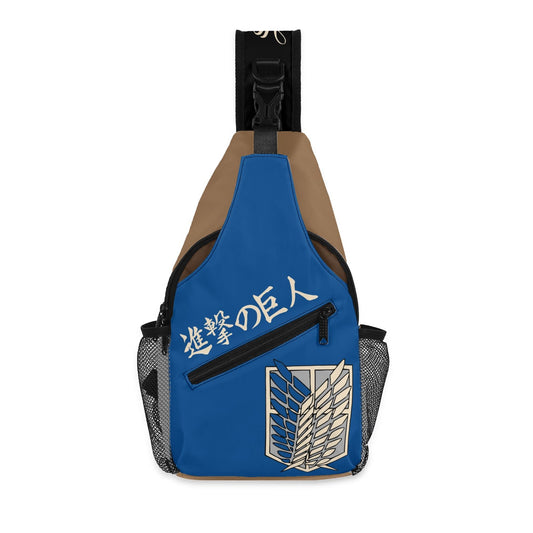 Attack on Titan Crossbody Bag with Adjustable Strap