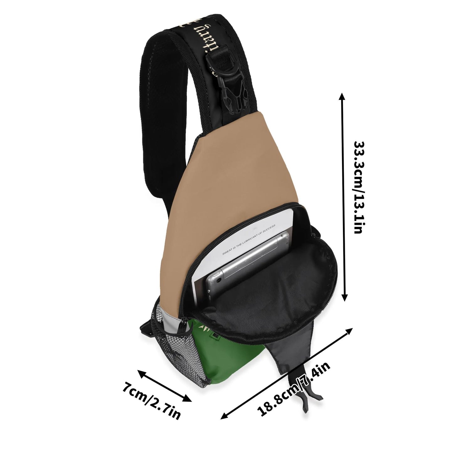 Attack on Titan Crossbody Bag with Adjustable Strap