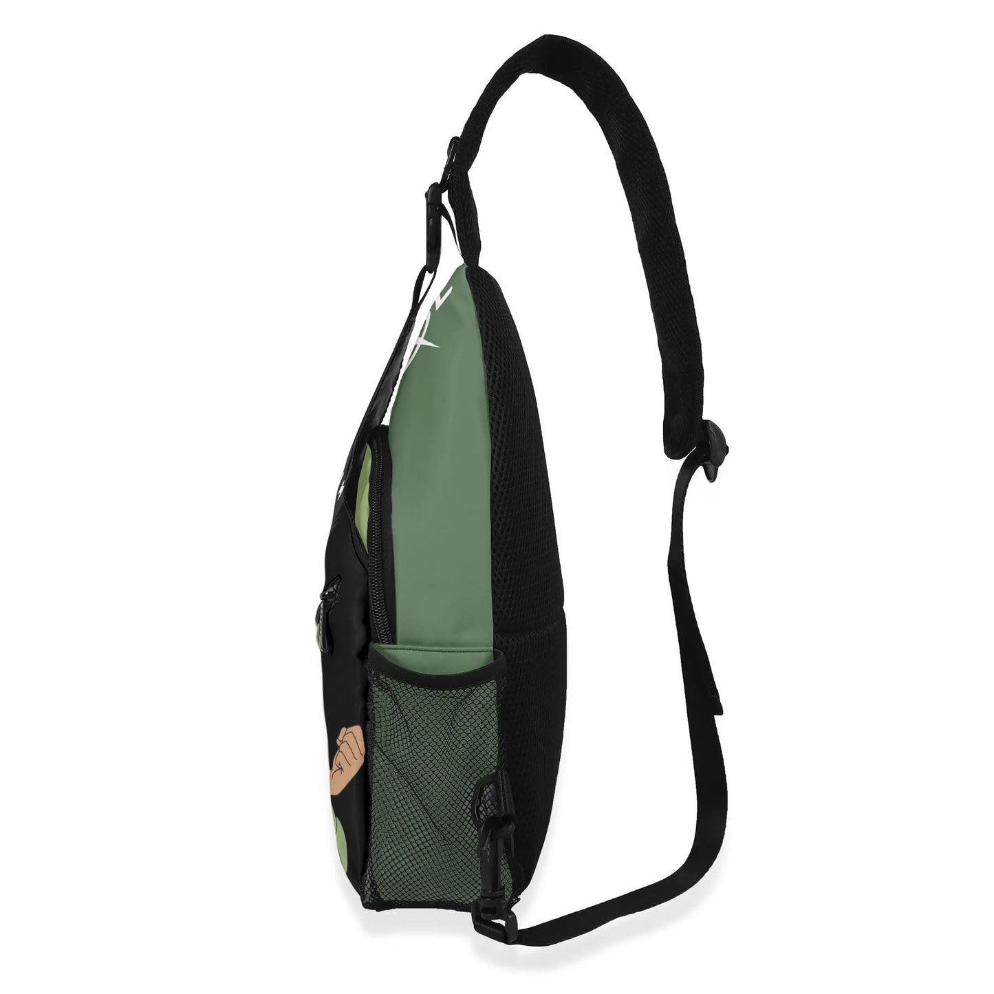 Might Guy Crossbody Bag with Adjustable Strap