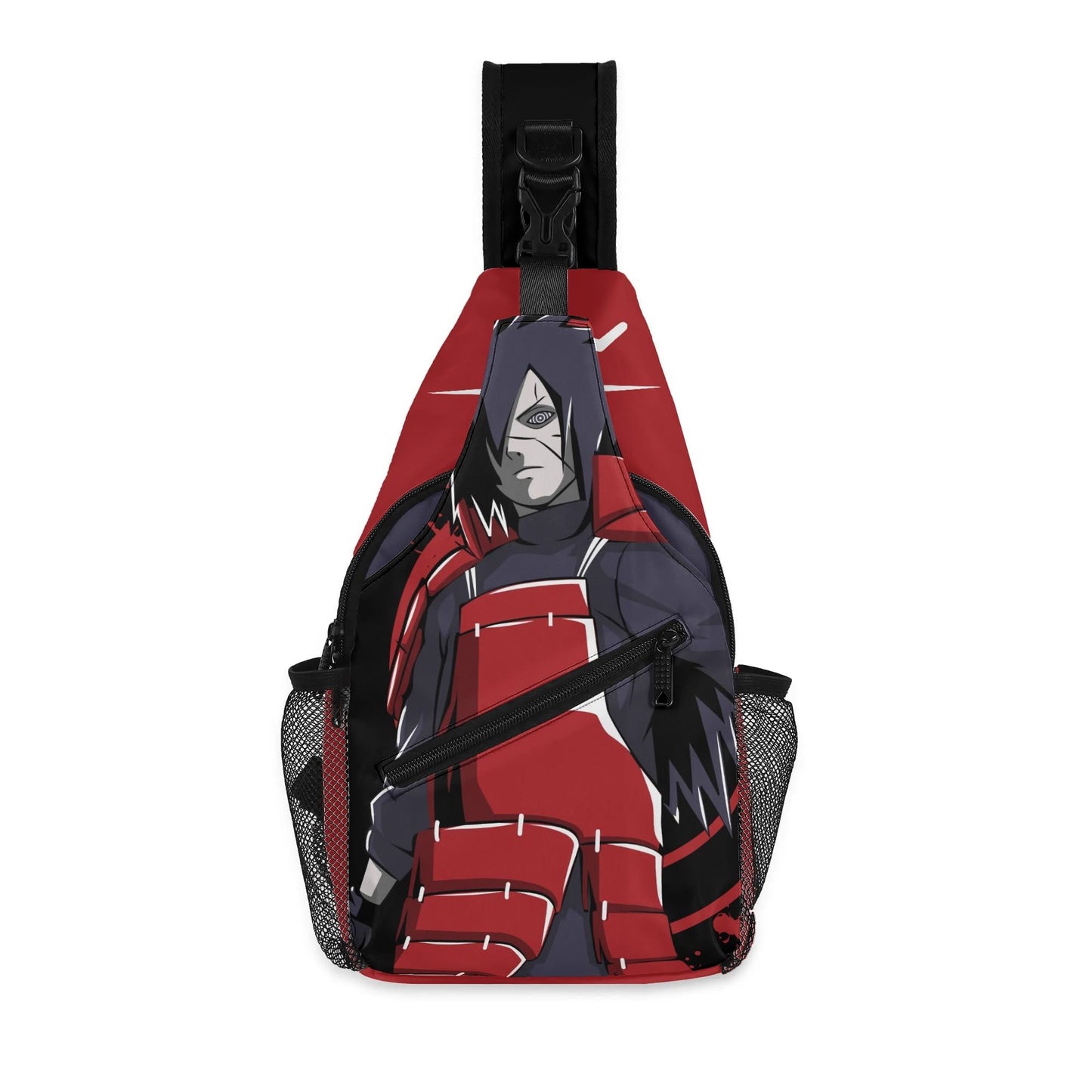 Madara Uchiha Crossbody Bag with Adjustable Strap