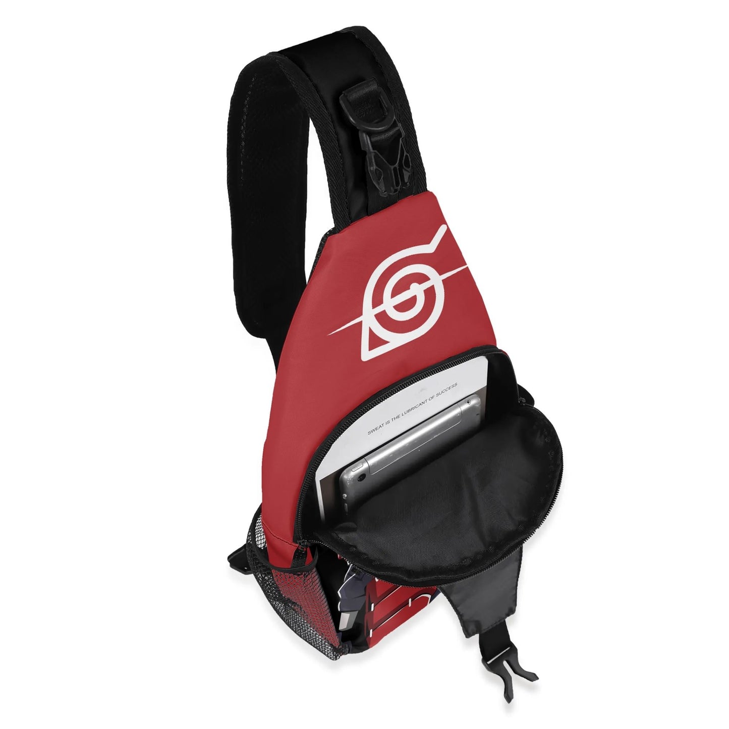 Madara Uchiha Crossbody Bag with Adjustable Strap