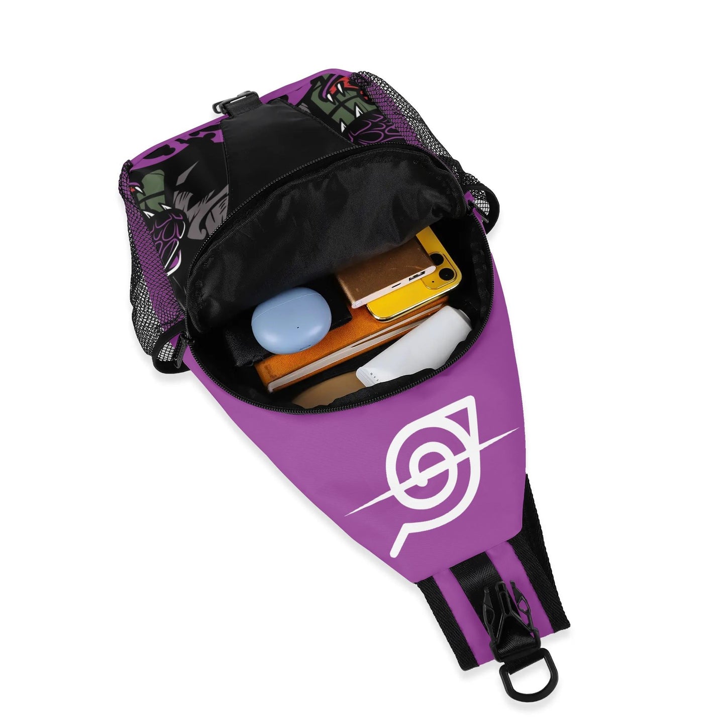 Orochimaru Crossbody Bag with Adjustable Strap