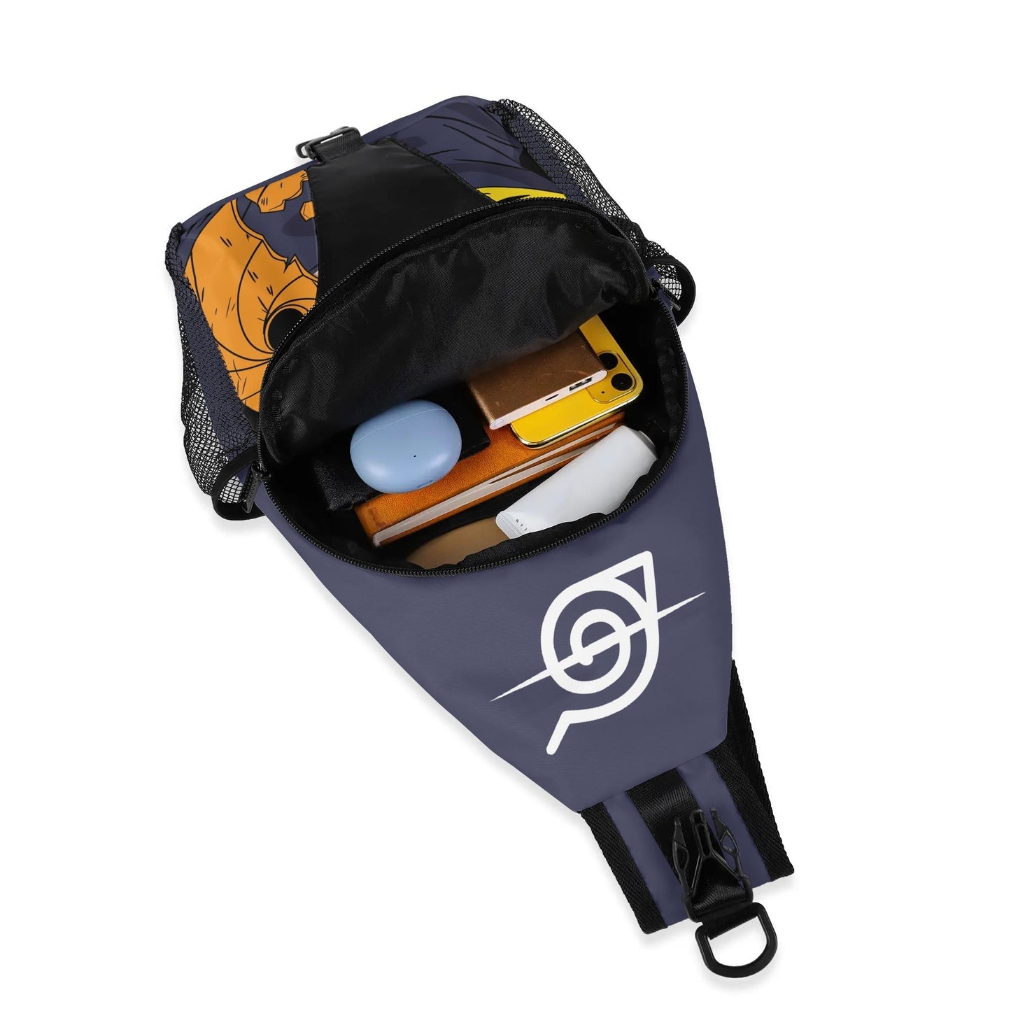 Obito Uchiha Crossbody Bag with Adjustable Strap