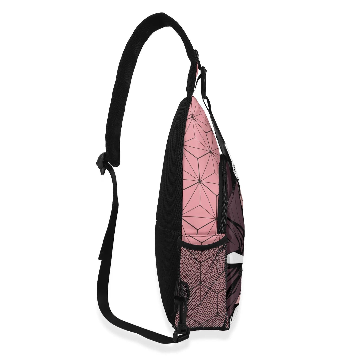 Nezuko Kamado Crossbody Bag with Adjustable Strap