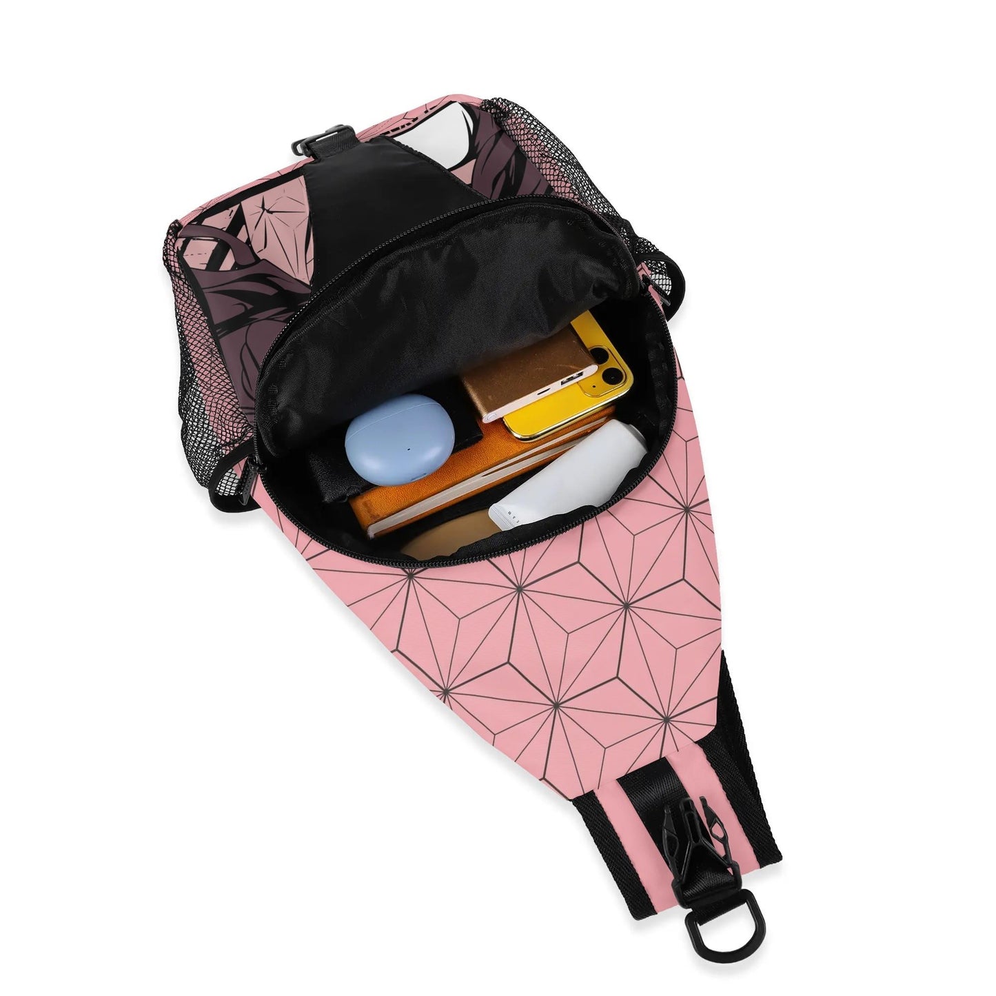 Nezuko Kamado Crossbody Bag with Adjustable Strap