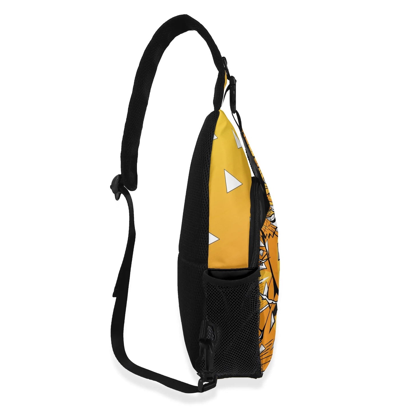 Zenitsu Agatsuma Crossbody Bag with Adjustable Strap