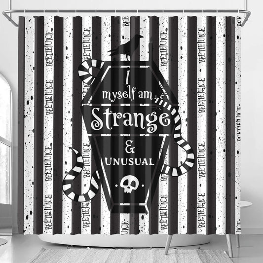 Strange & Unusual Bath Room Shower Curtain