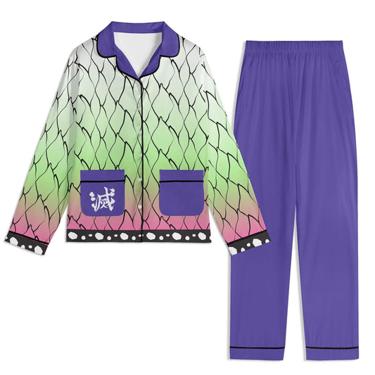 Demon Slayer Shinobu Unisex Nightwear Pajama Set