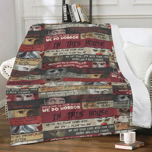 Horror Movie Lore Premium Fleece Blanket