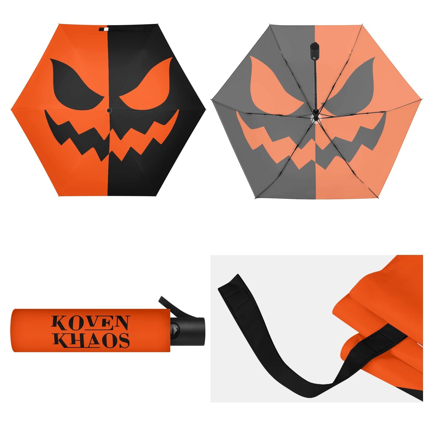 Trick or Treat Auto Open & Close Umbrella