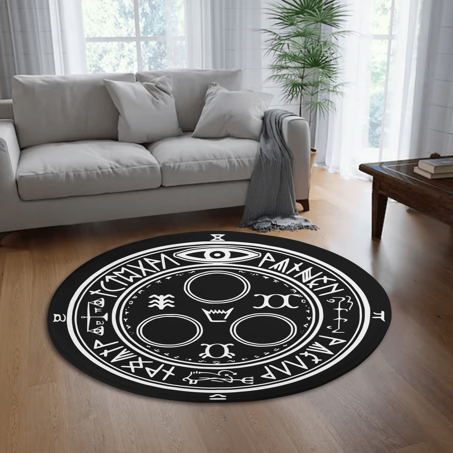 Silent Hill - Halo of the Sun Sigil Round Rug