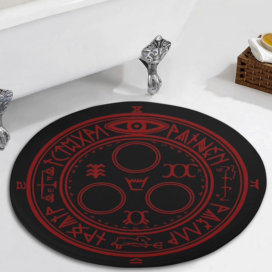 Silent Hill - Halo of the Sun Sigil Round Rug