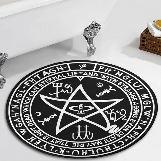 Cthulhu Sigil Round Rug