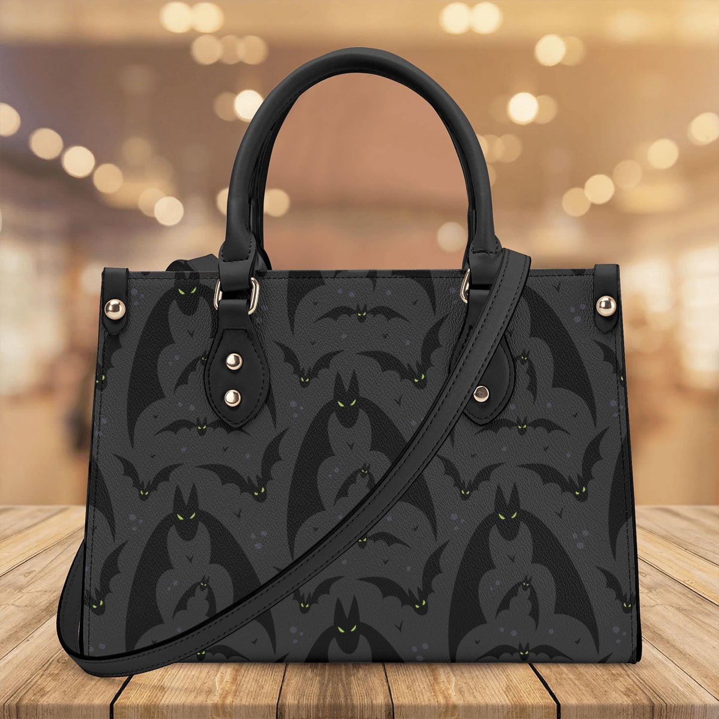 Bat Attack Leather Bag